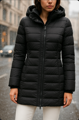 Michela™ | Long Elegance Hooded Coat