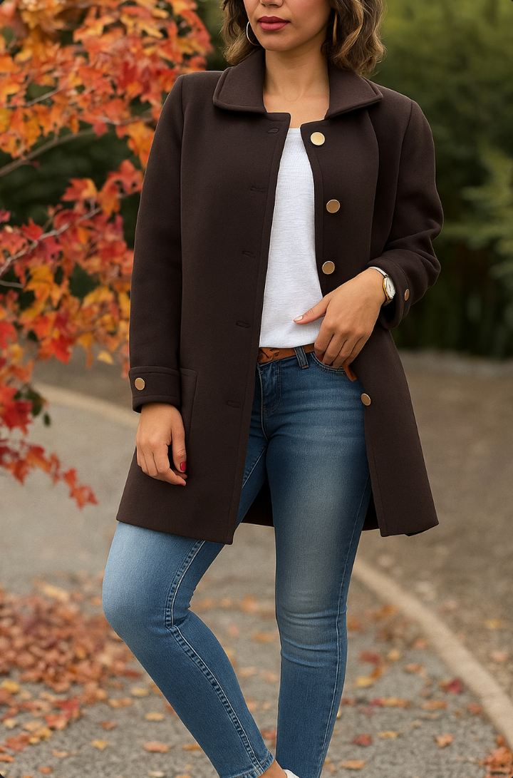 Ludmilla™ | Oversized Coat with Bow Details