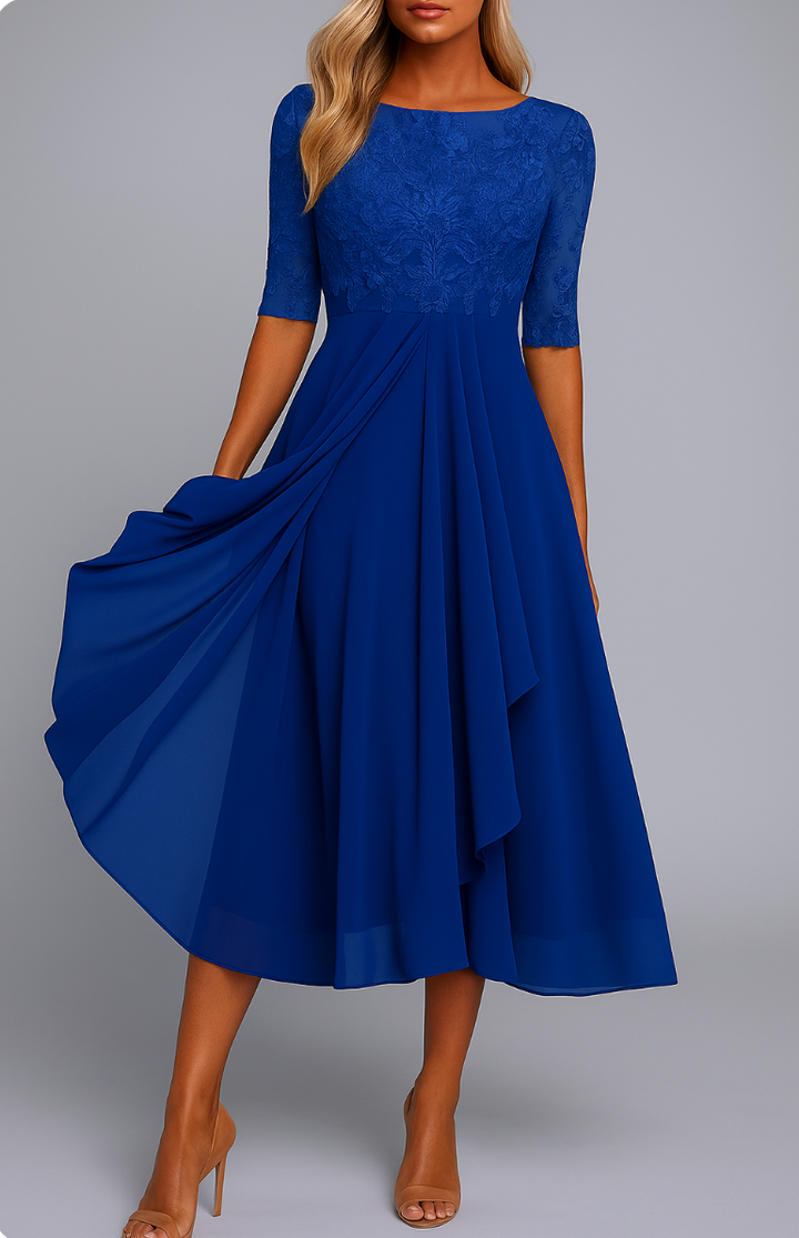 Alessandra™ | Chic Chiffon Dress