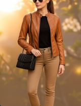 Elarica™ | Modern Leather Jacket